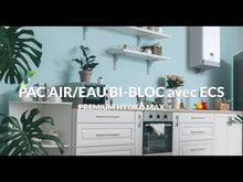 Charger et lire la vidéo dans la visionneuse de la Galerie, Pompe à chaleur Air/eau 8kW R32 haute température avec ou sans ECS intégrée
